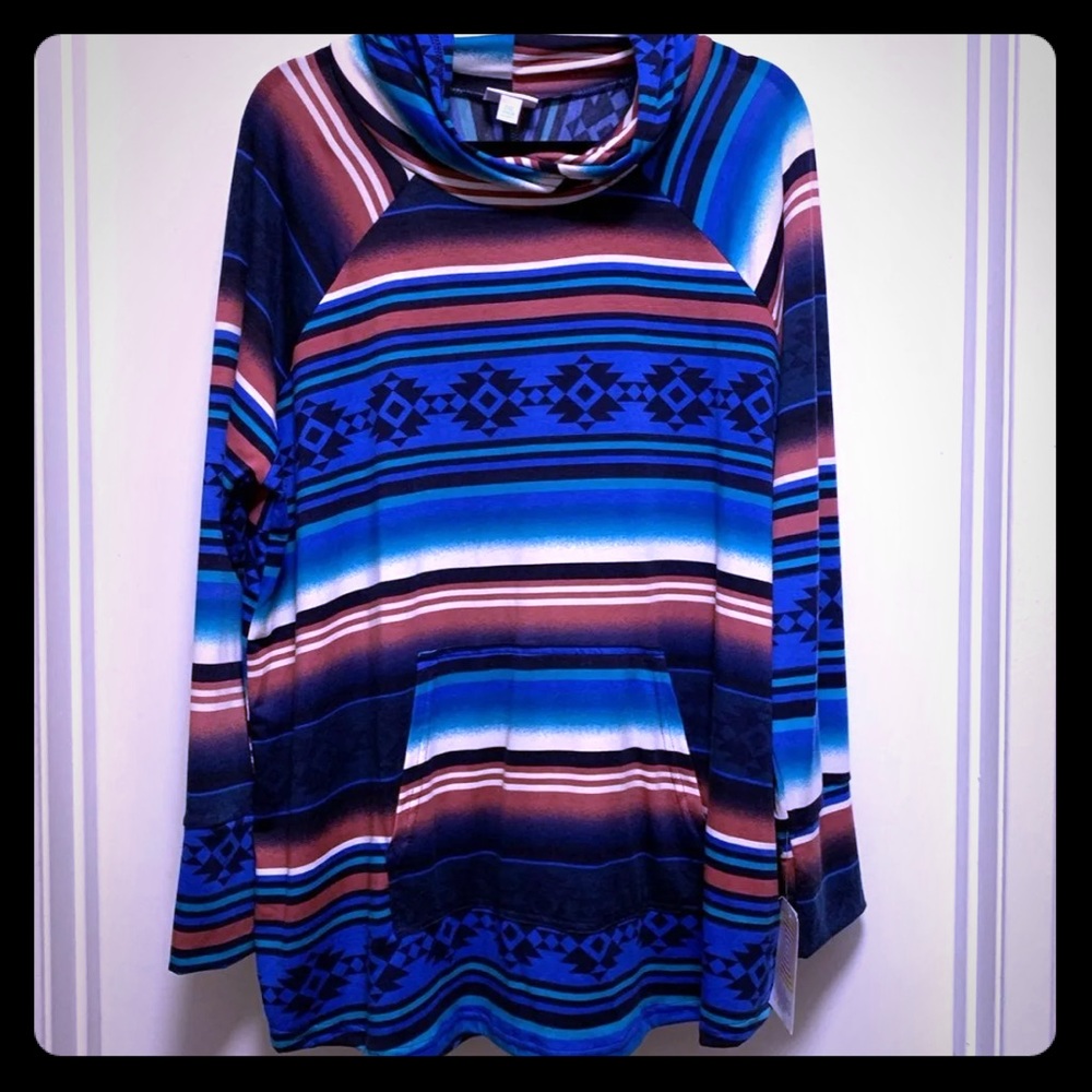 NWT Lularoe Aztec Amber Hoodie